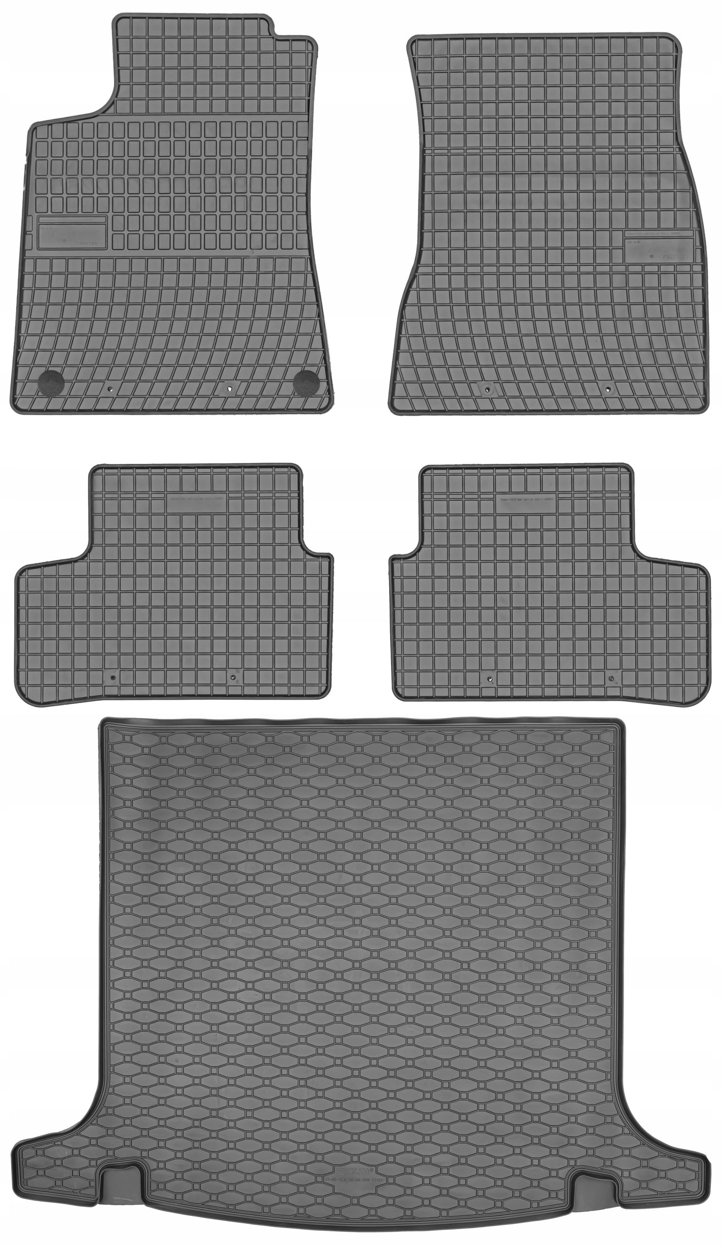 Mercedes Cla X118 Shooting Brake od roku 2019 Sada Koberce batožinový priestor