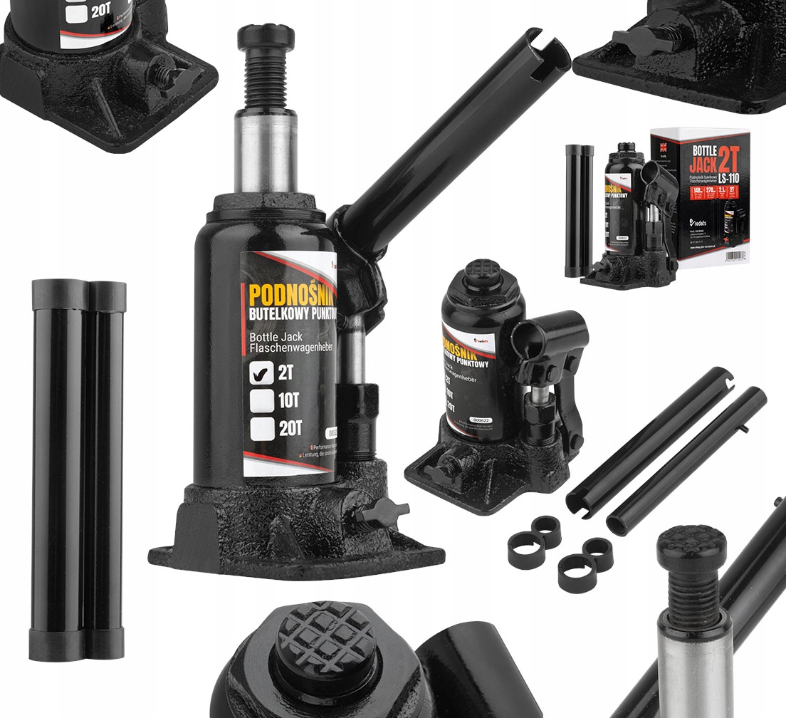 

Podnośnik Samochodowy Lewarek Hydrauliczny 2T