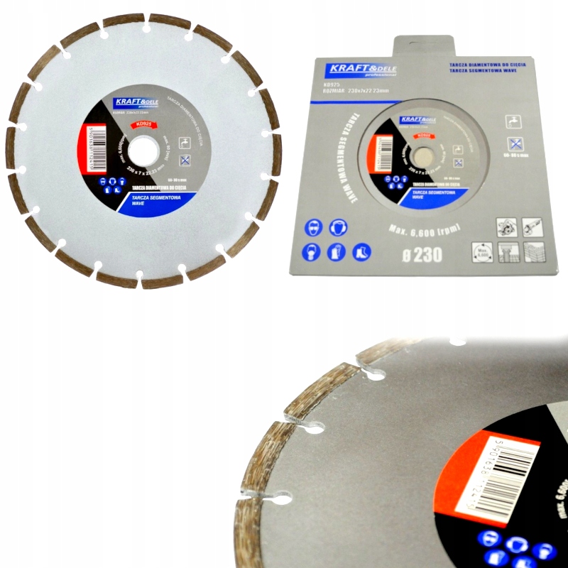 

Tarcza Diamentowa Do Cięcia 230x7x22,23mm betonu