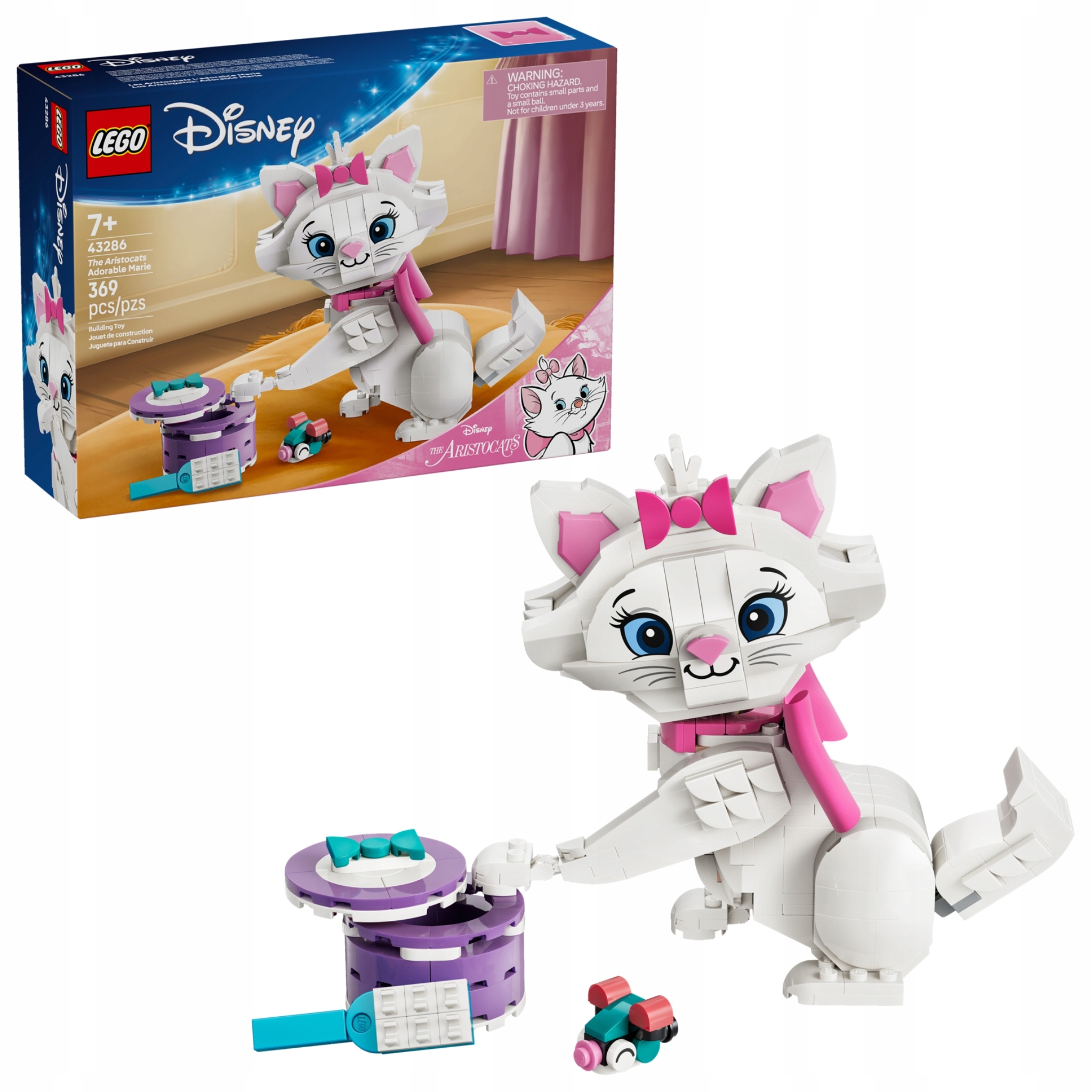 Lego 43286 Disney Ariskotraci Roztomilá Marie Figurka Kočka Stavebnice pro děti