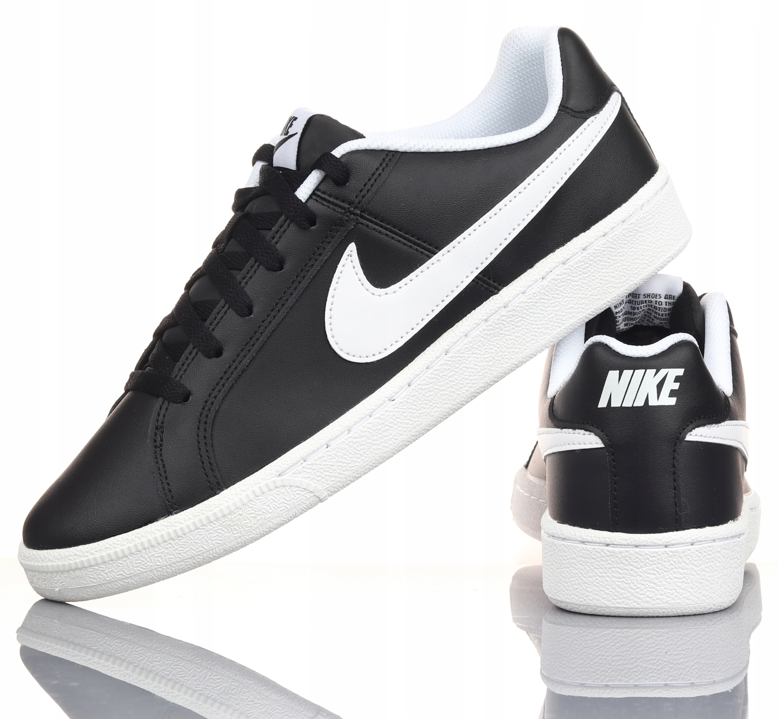 Buty Męskie Nike Court Royale 749747 010 Sportowe Czarne R-45