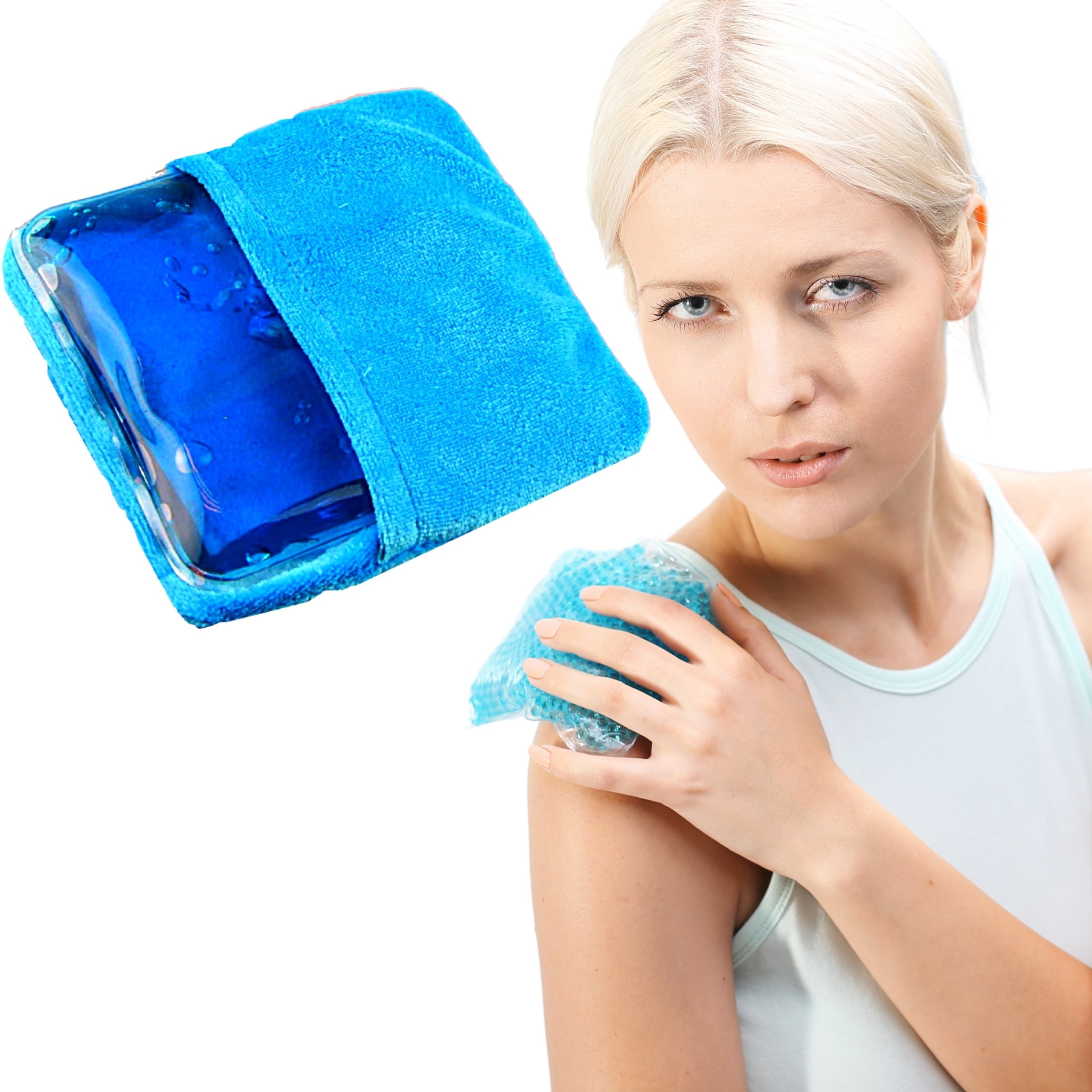 

Medyczny Kompres Okład Żelowy Ciepło Zimno 10x10cm