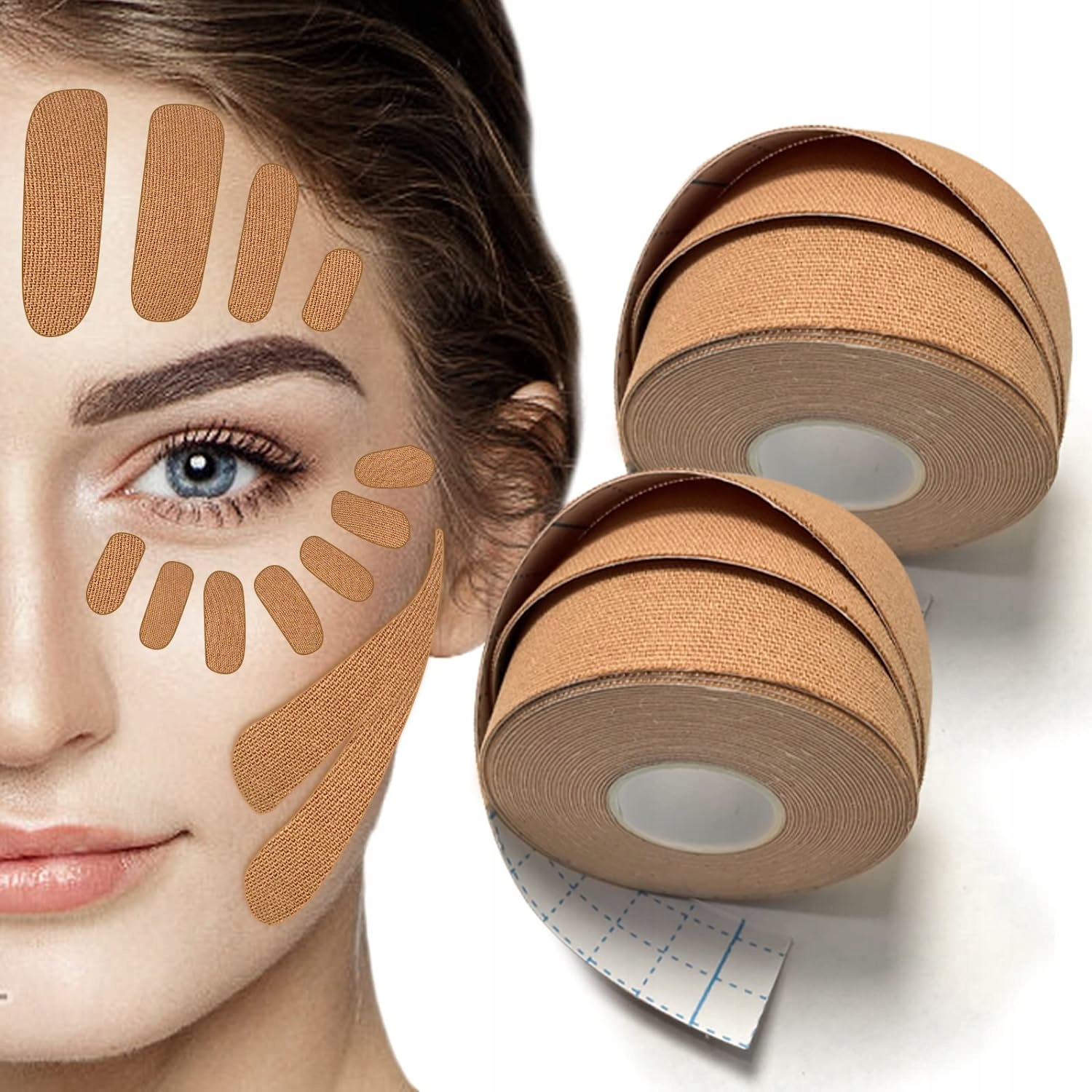 Liftingująca taśma do twarzy i oczu 2.5*500cm 2pcs