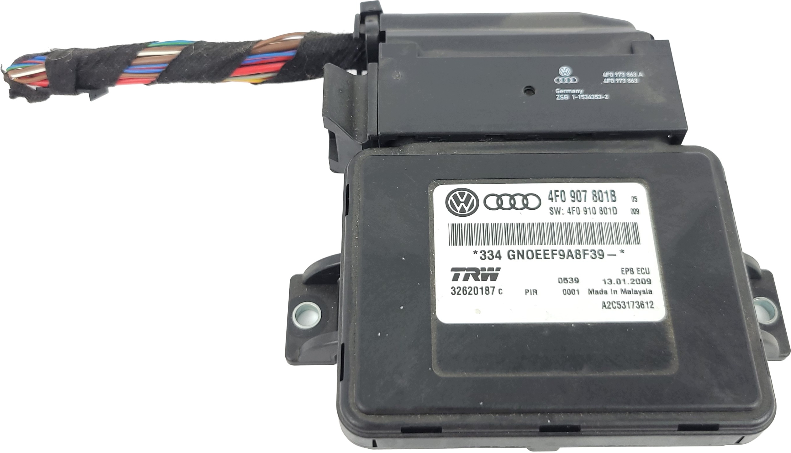 AUDI A6 C6 LIFT module control unit electric brake 4F0907801B