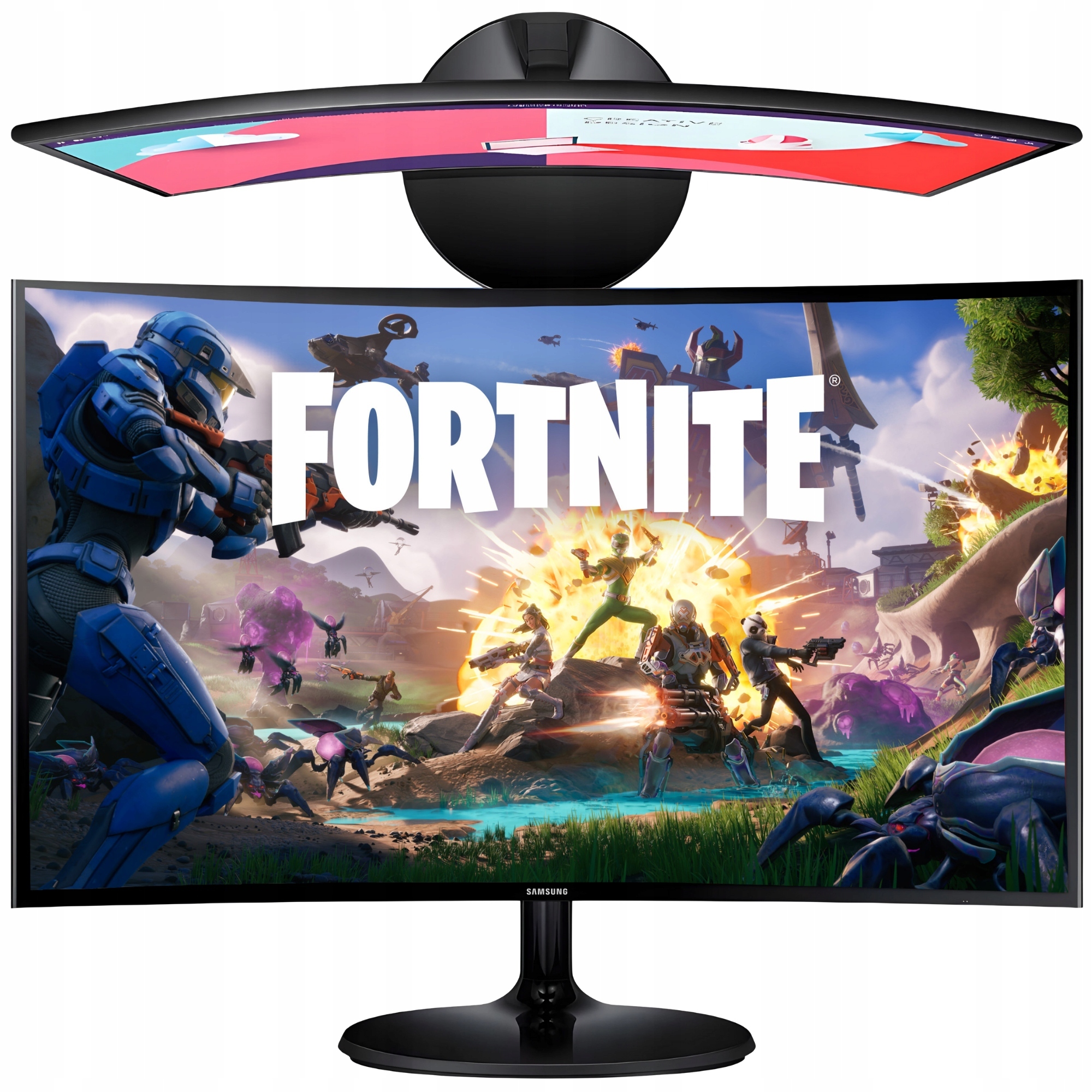 Herný Monitor Zakrivený Samsung 24 Palcov Full Hd Hdmi Va 100HZ 1MS Amd