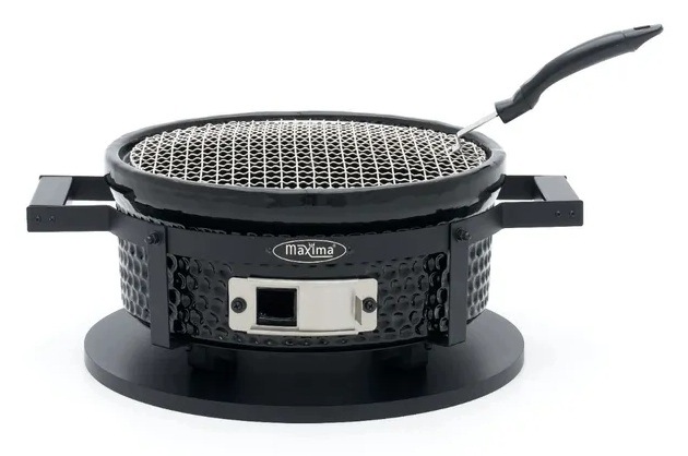 Grill ceramiczny stołowy ogrodowy węglowy Kamado 36 cm Maxima 09378035