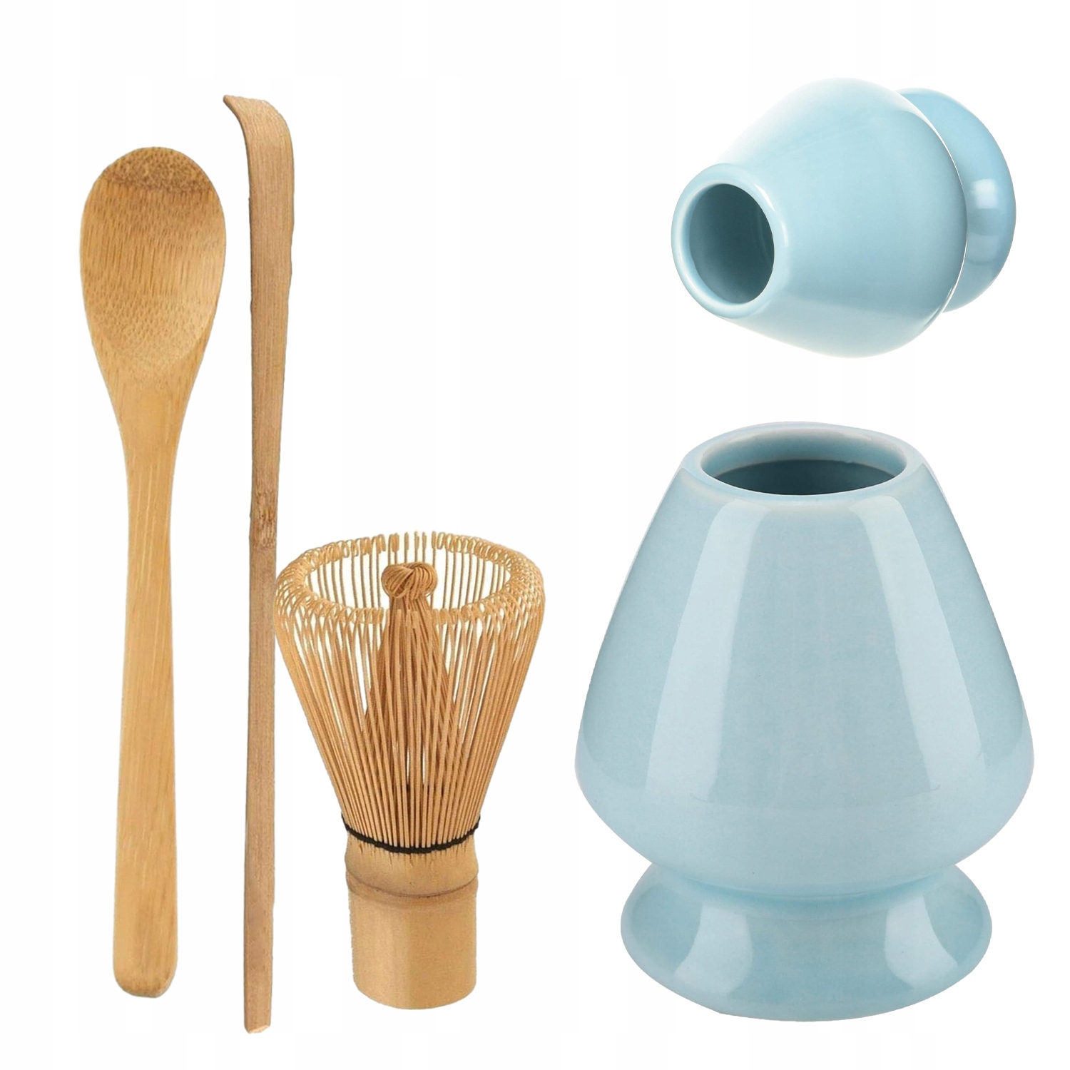 Sada Příslušenství Pro Přípravu Čaje Matcha 4V1 Bambusové Nářadí