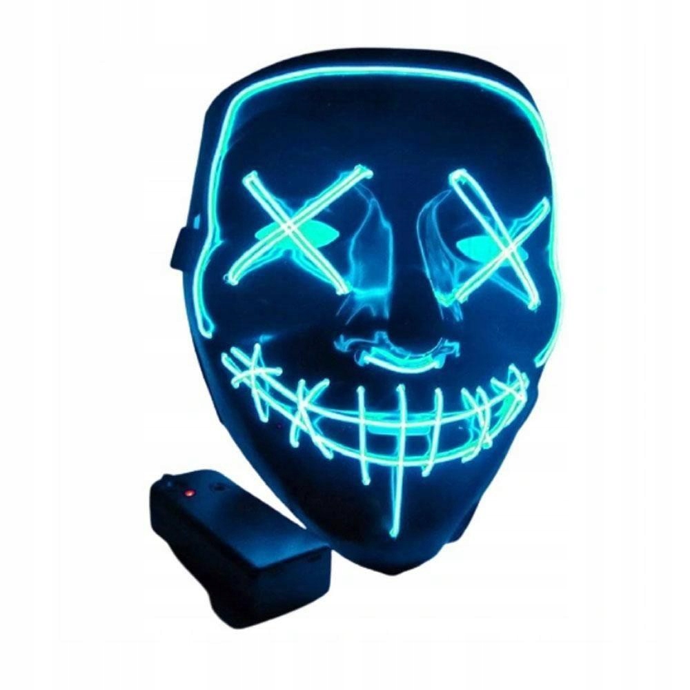

Maska halloween Led Ice Blue