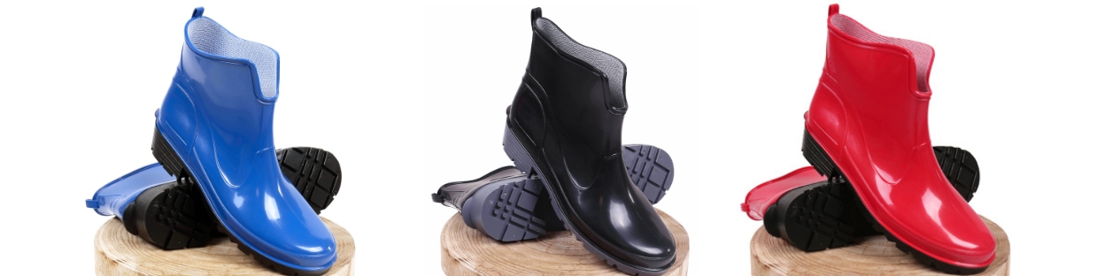 Czerwone, krótkie kalosze LEMIGO 41 EU Materiał wkładki inny