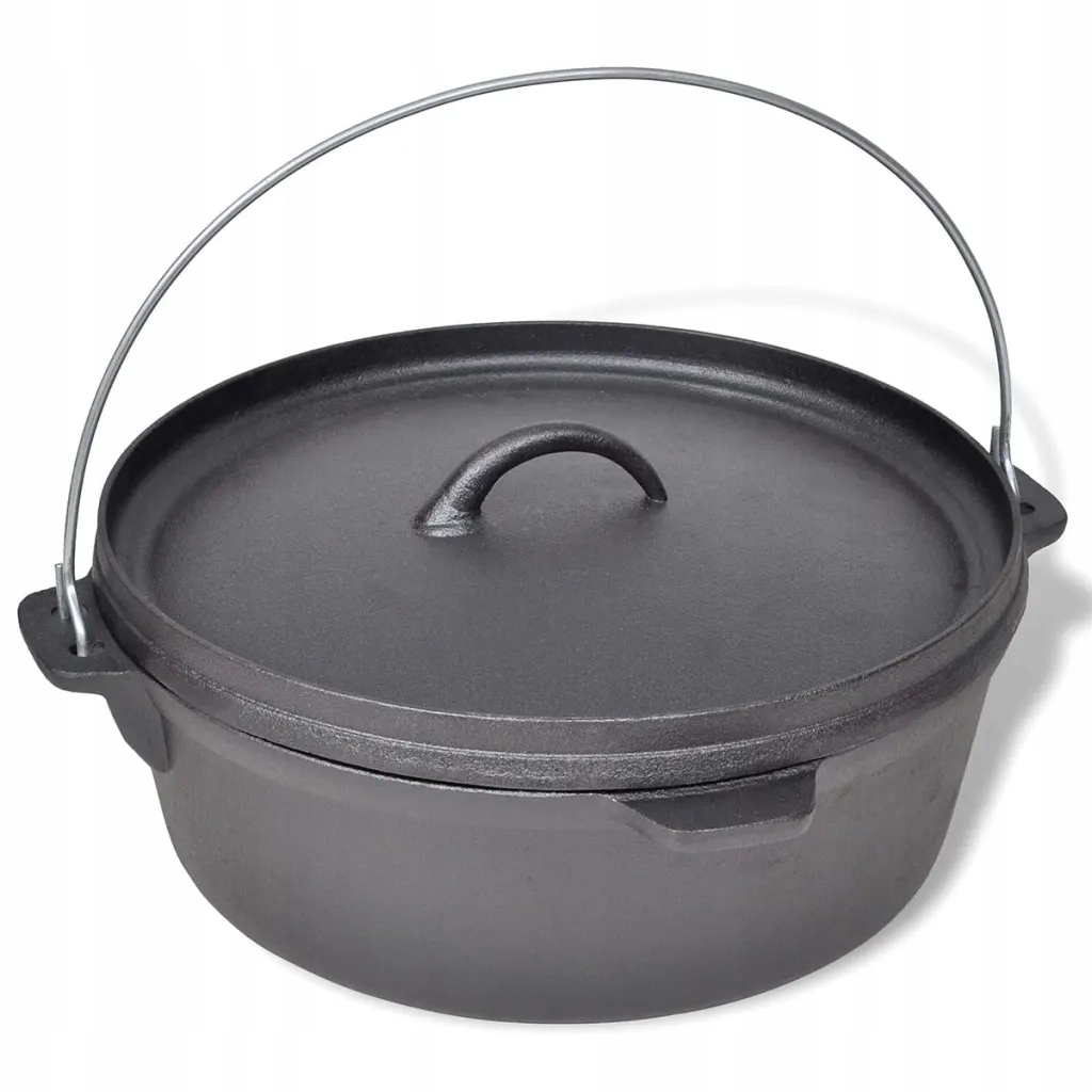 Kociołek, garnek żeliwny 5,6 l + akcesoria Pojemność 5.6 l
