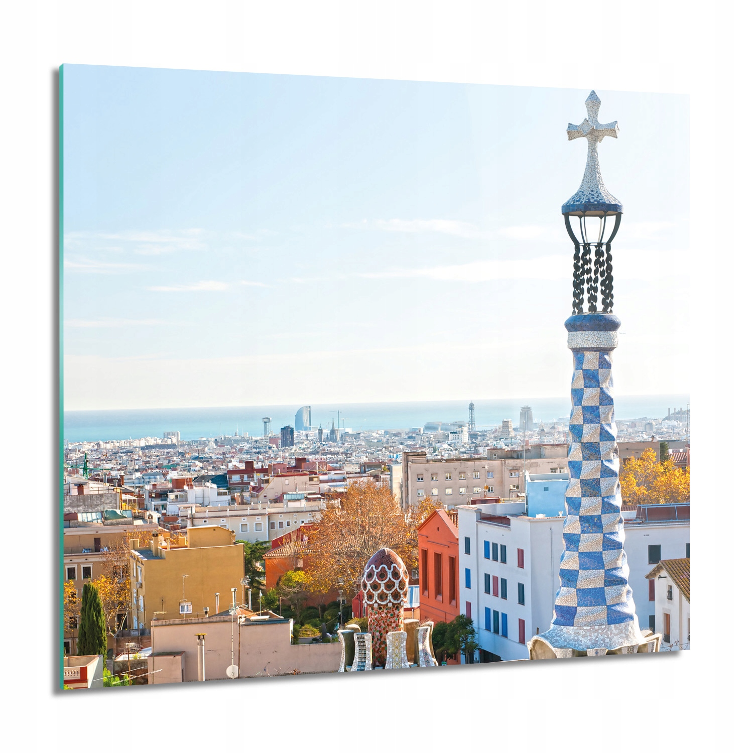 Park Güell Barcelona Foto na nástěnném skle 60x60
