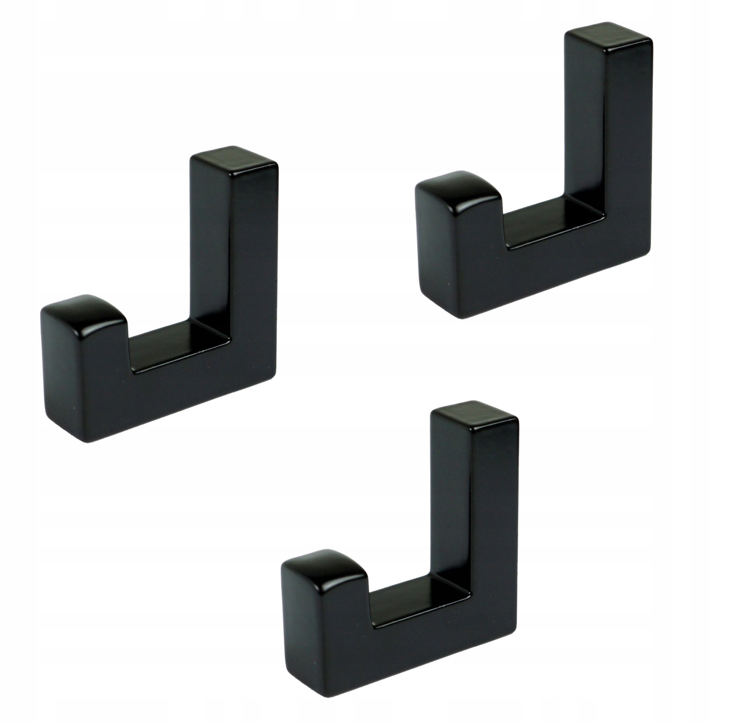 

Wieszaki pojedyncze Bolonia przykręcane czarne