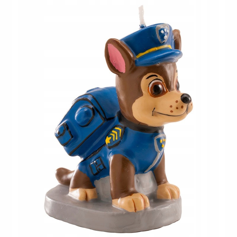 FIGURKA DEKORACJE NA TORT CIASTO ŚWIECZKA PSI PATROL 3D CHASE