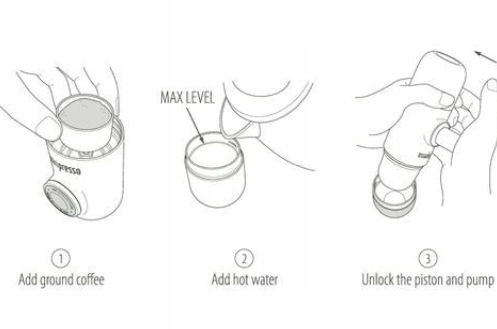 Podróżny ekspres do kawy Wacaco Minipresso GR Czarny Model Minipresso GR