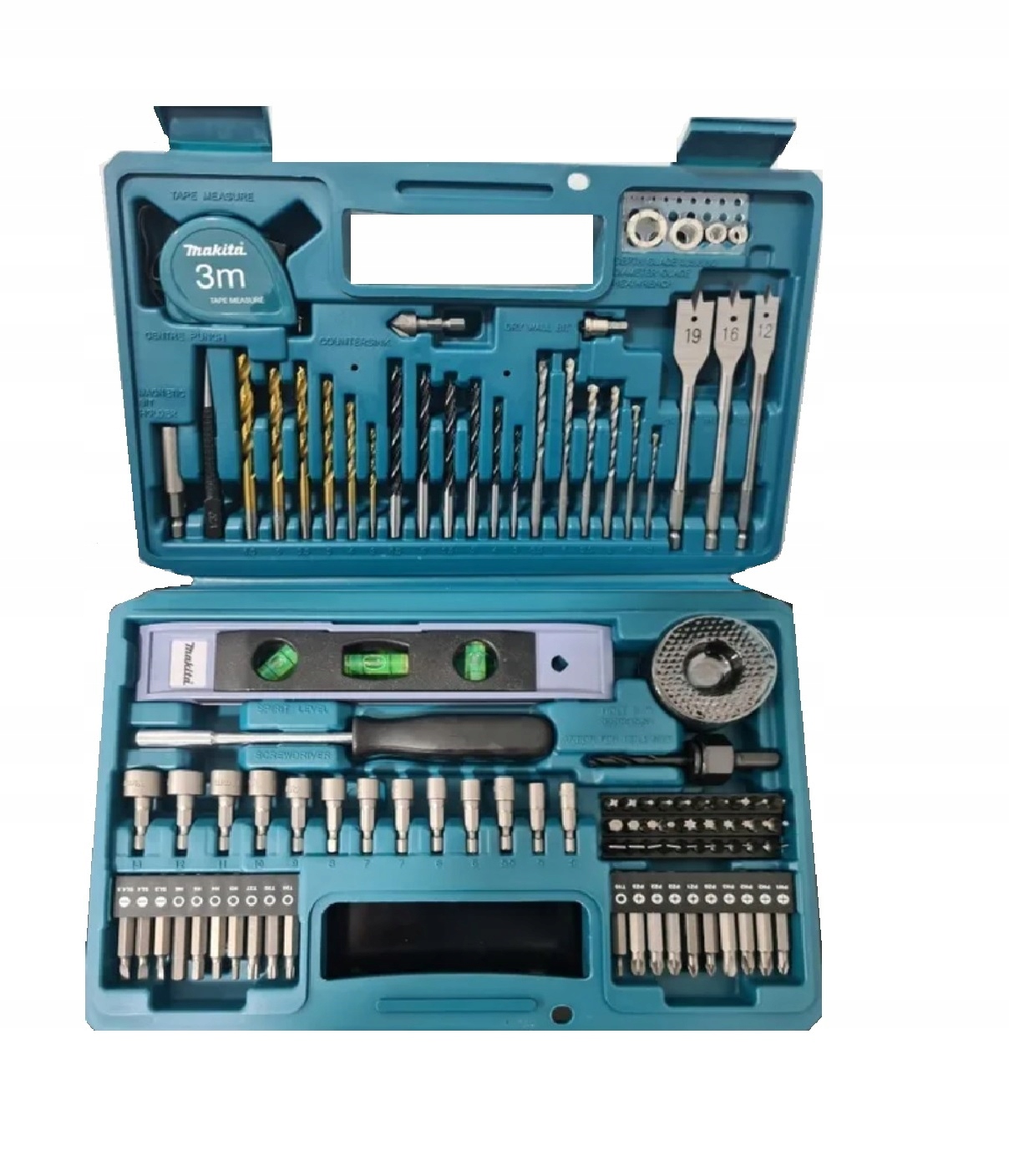 

Zestaw Osprzętu Makita 102szt bity wiertła E-10730