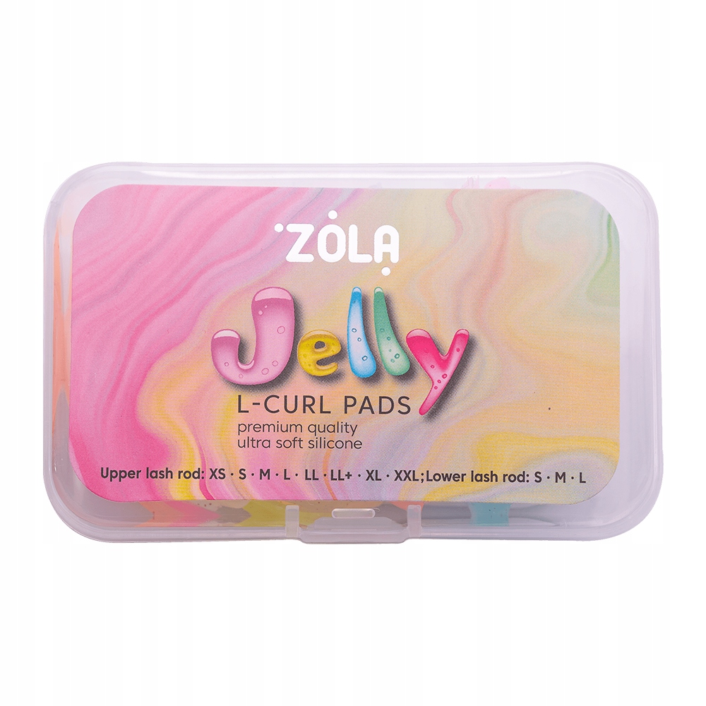 Sada silikonových natáček Zola Jelly L-Curl pro horní a dolní řasy
