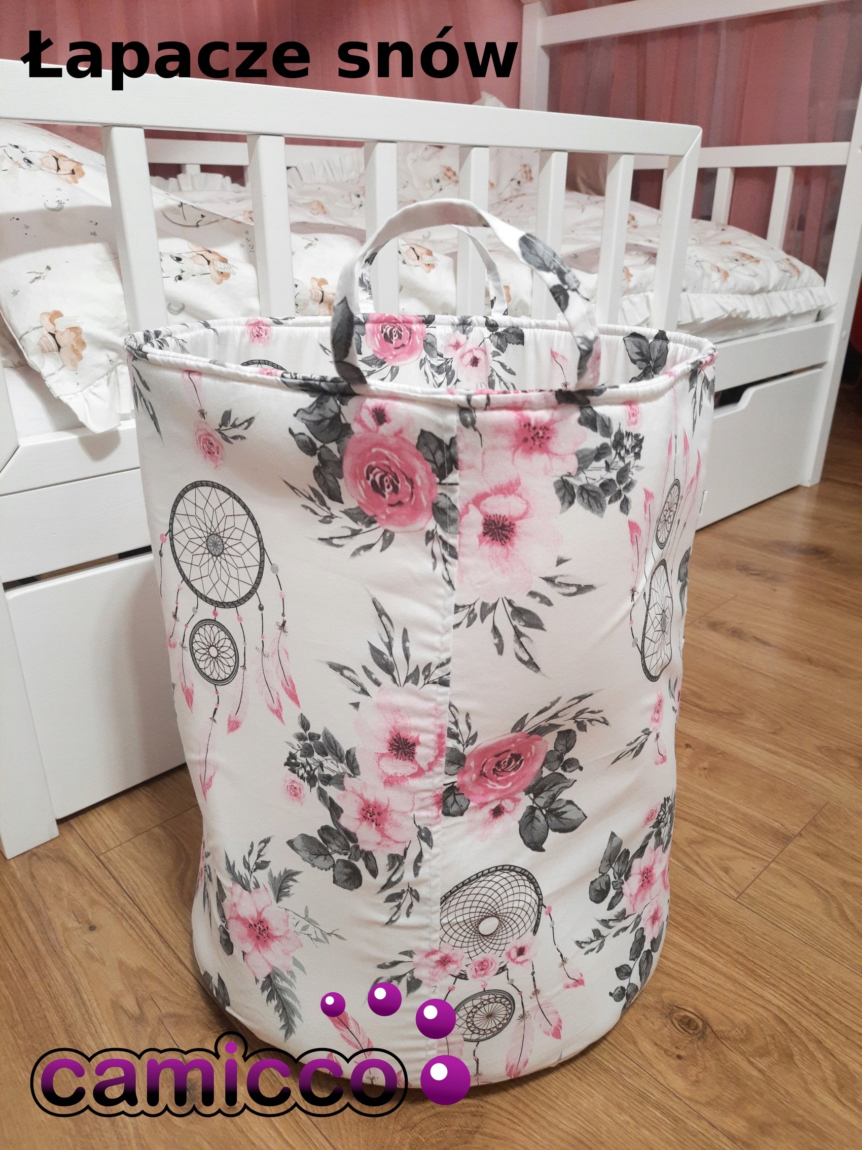 KOSZ na ZABAWKI pojemnik torba organizer PRANIE do POKOJU DZIECIĘCEGO kosze Szerokość mebla 40 cm