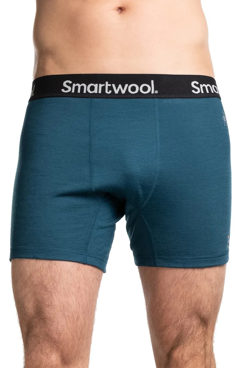 Pánské sportovní boxerky Merino Sport Boxer Brief modré S