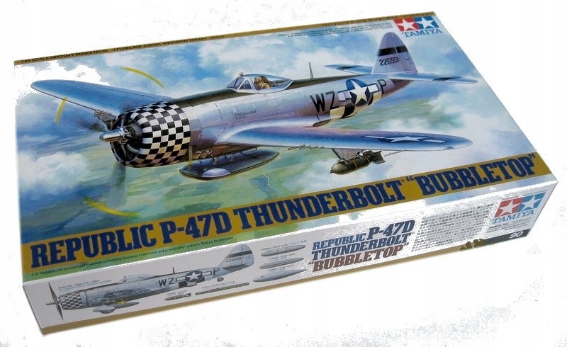 1/48 P-47D Thunderbolt Bubble Model Tamiya 61090