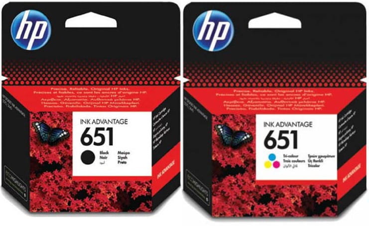 Hp komplet tuszy 651 C2P10AE+C2P11AE