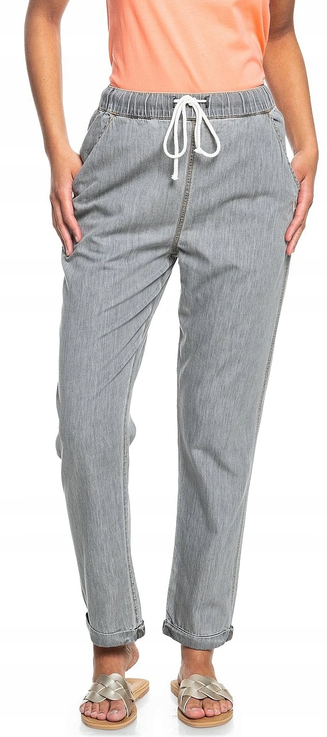 

dżinsy Roxy Slow Swell Grey Regular - SKP0/Light