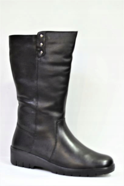 Caprice 26423-23 Černé Zateplené Kozačky, Velikost H _36