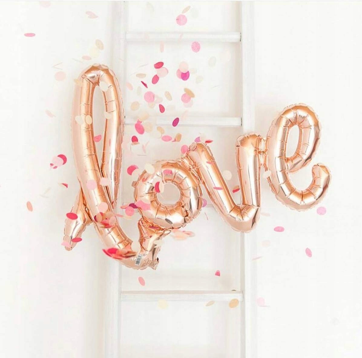 BALON NAPIS LOVE ROSE GOLD WIECZÓR PANIEŃSKI ŚLUB Marka inna