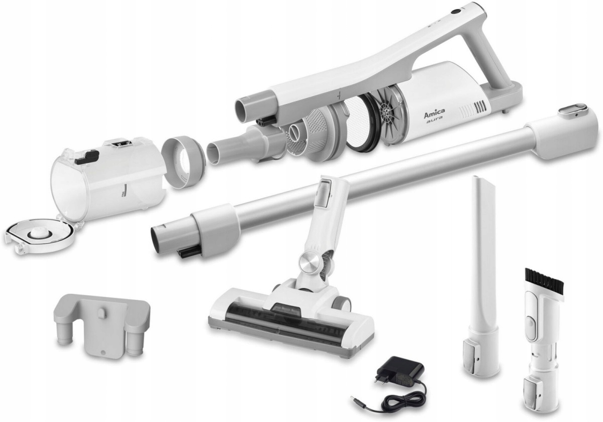 ODKURZACZ PIONOWY AMICA VM 7050 150W 450ml Epa10 Czas ładowania 360 min