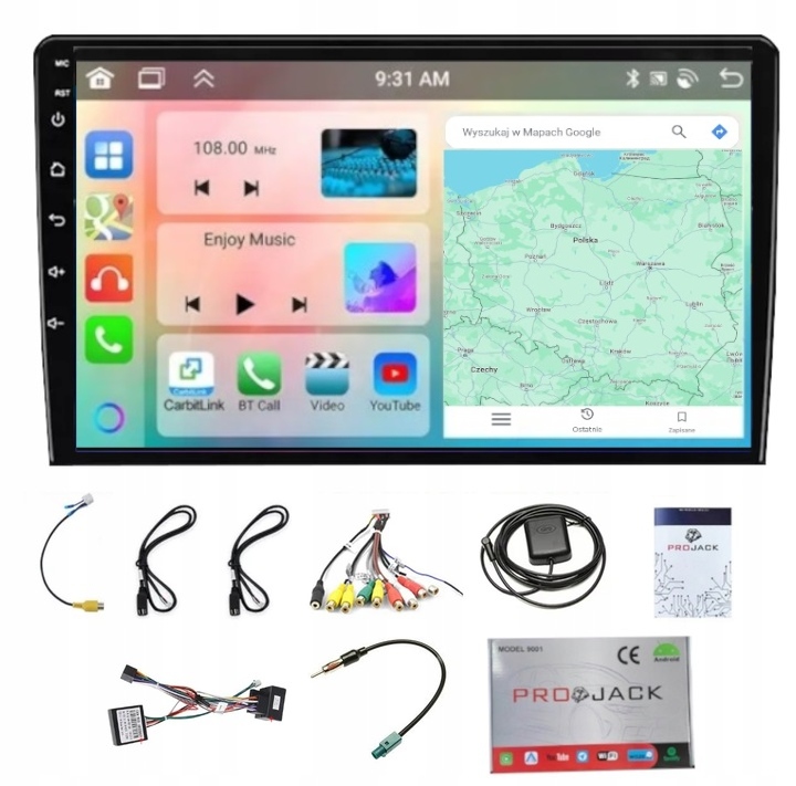 Rádio Navigácia Carplay Citroen Berlingo 2008-2018 Wifi Android 4GB 64GB