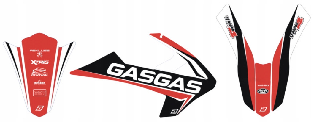 Samolepky Bbr sada Gas Gas Ec 250 300 17-19