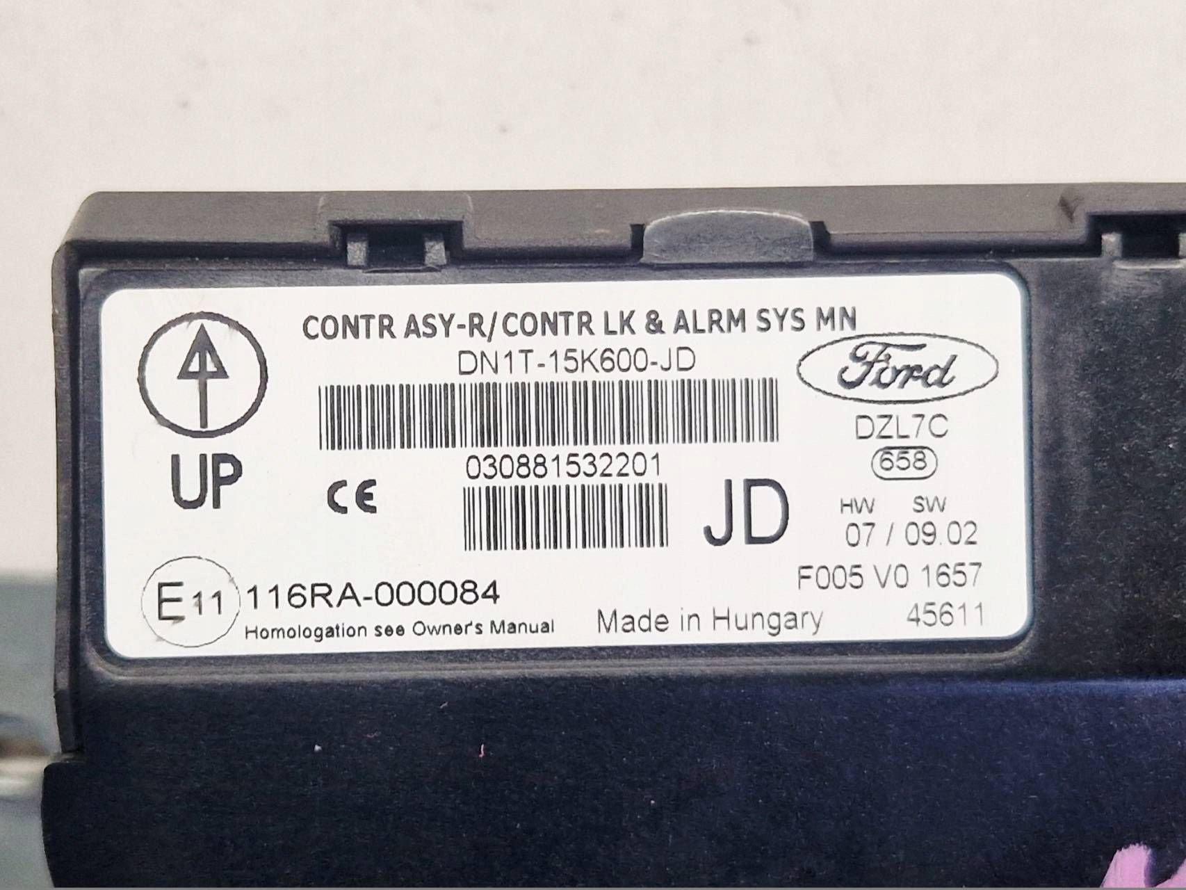 Unité commande confort FORD FIESTA MK7 LIFT DN1T15K600JD