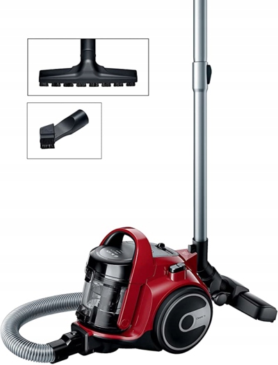 Vysavač Bosch Serie 2 BGC05AAA2 700 W červený 1,5 l Hepa
