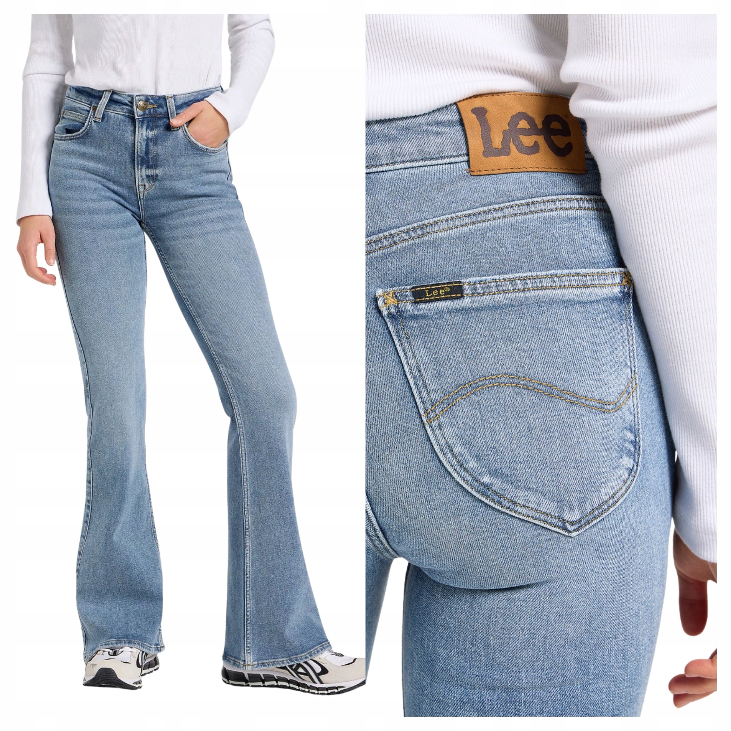 Dámské džínové kalhoty Lee Breese Modré Bootcut W29 L31