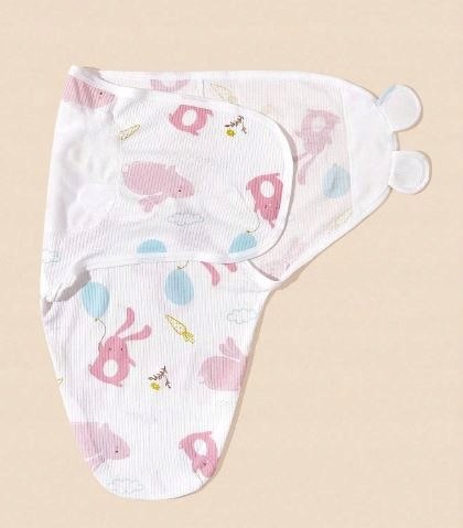 Detská zavinovačka kokón becik spací vak + čiapka, oblečenie pre novorodenca Veľkosť 62