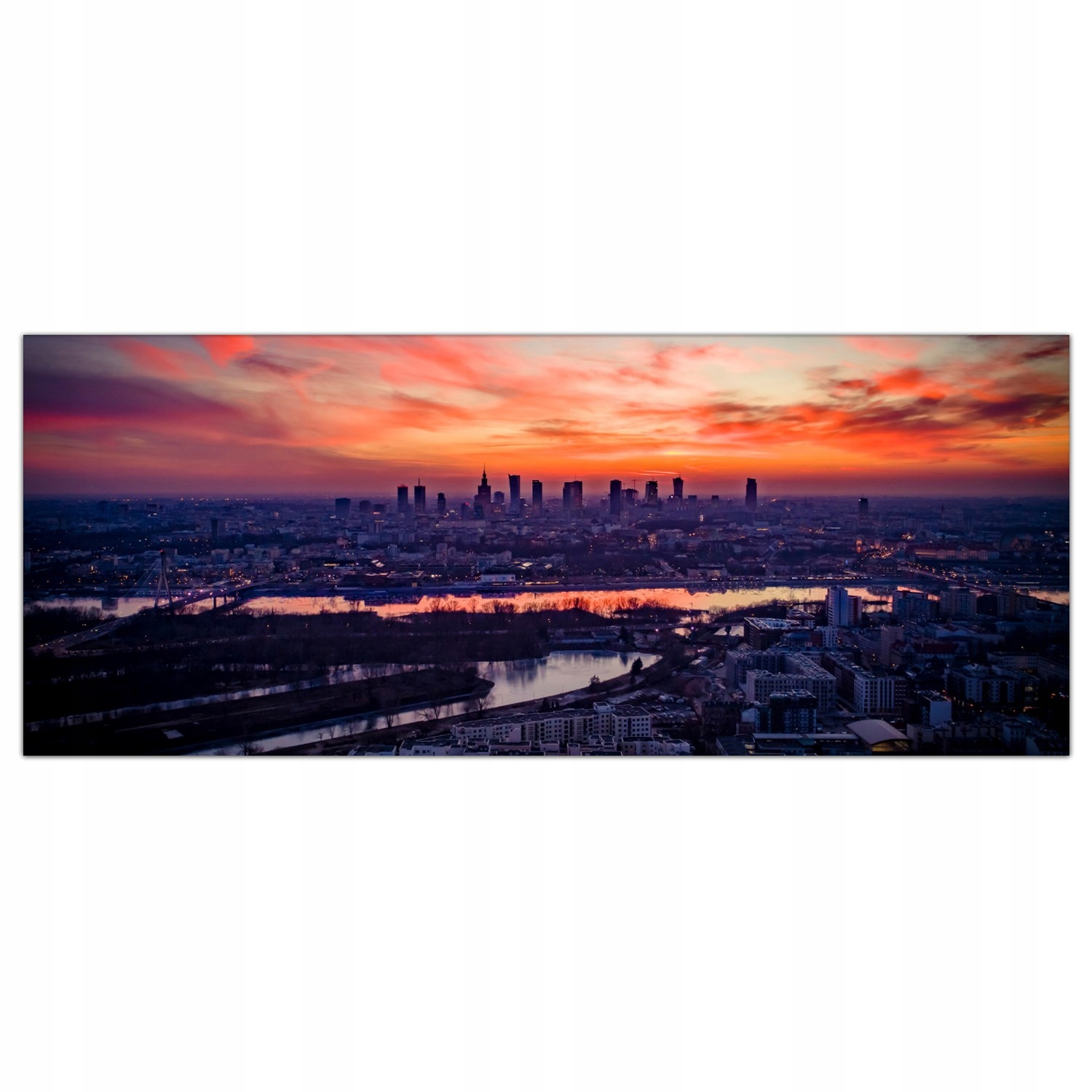 

Obraz na szkle Foto Miasto Budynki Zmierzch 125x50