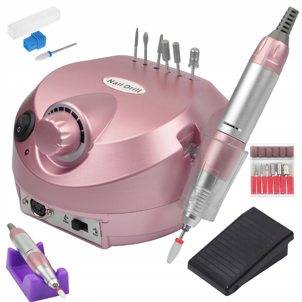 Bruska Na Nehty Manikúra Pedikúra Výkonná Profesionální 65W Nožní Pedál