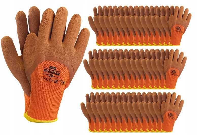 Pracovní Rukavice Zateplené Zimní Potažené Latexem Upírky XL 120 Š