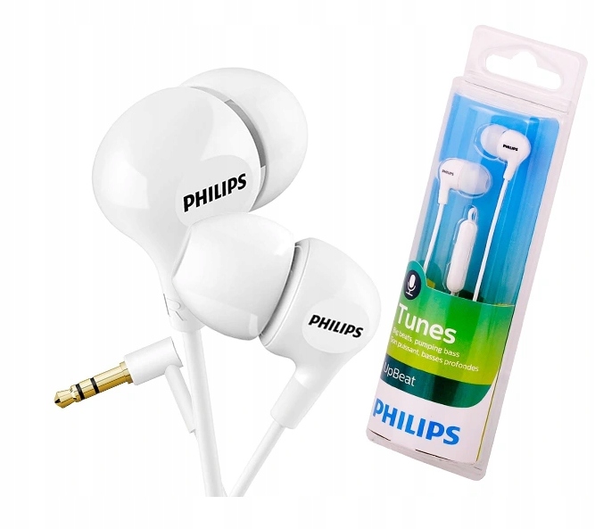 

Słuchawki Dokanałowe Philips UpBeat l Wtyk Kątowy