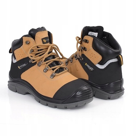 Pracovní Obuv Kotníkové Boty Sander S1P Nubuk Vložka Proti Propíchnutí Trzewik 40