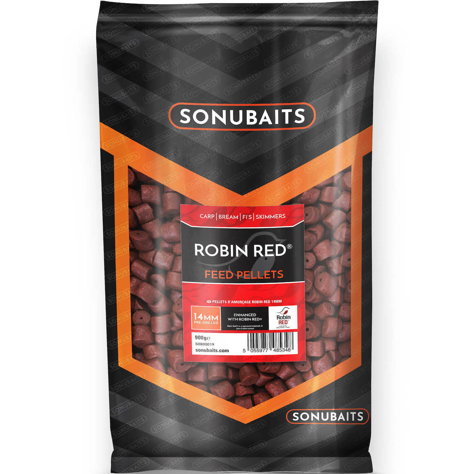 Pellet Sonubaits Feed Robin Red 8mm 900g