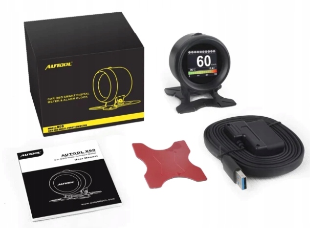 Autool x60 Wyświetlacz HEAD-UP HUD OBD2 LED LCD Producent części Autool