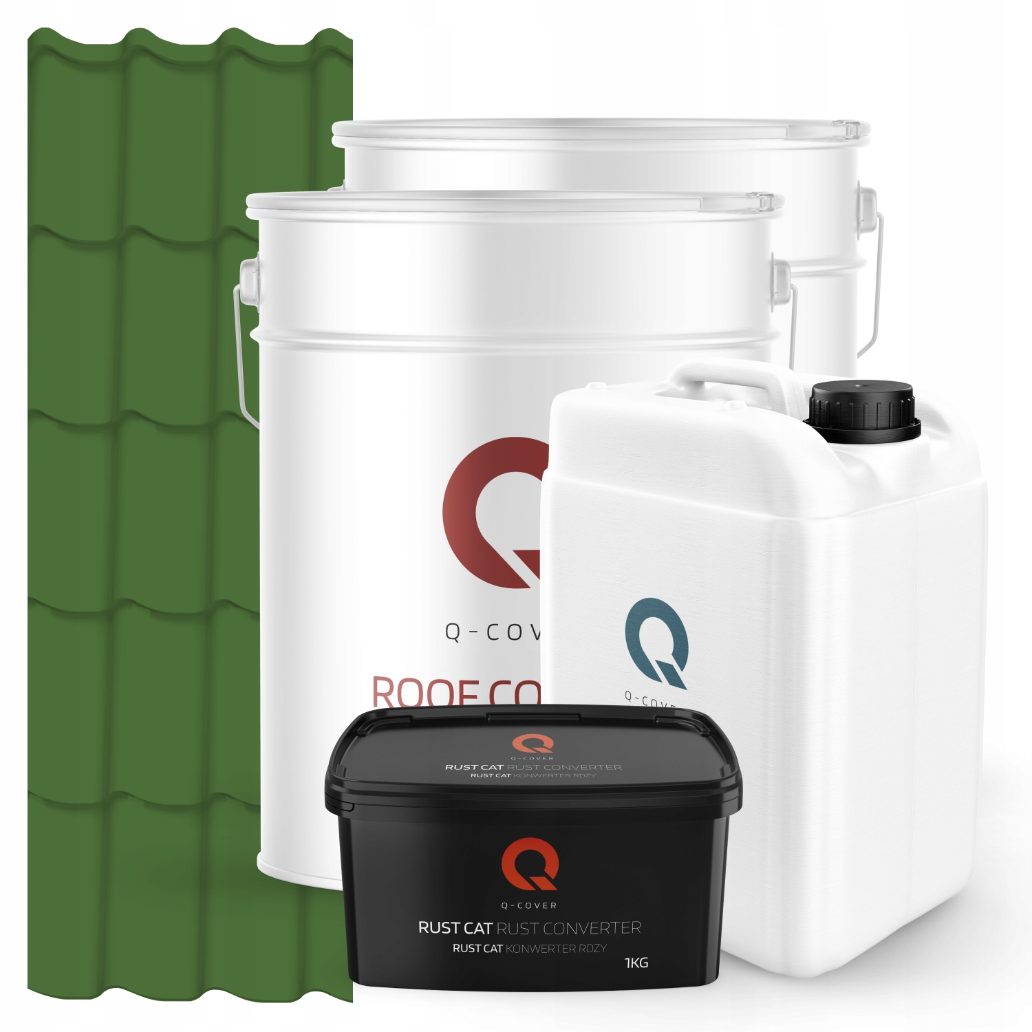 Farba Na Kovovú Strechu Zelená Trávnatá Ral 6010 74 m2 Polomatná