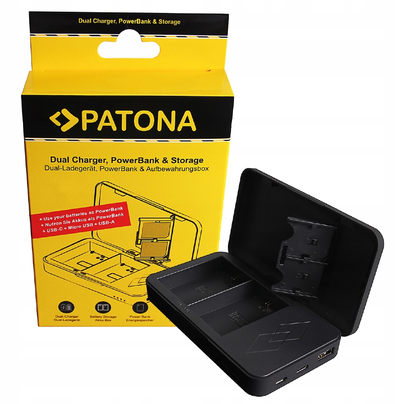 Patona Ładowarka/Power bank do Canon LP-E6