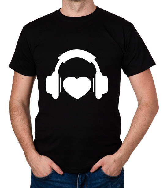 

koszulka I Love Music prezent