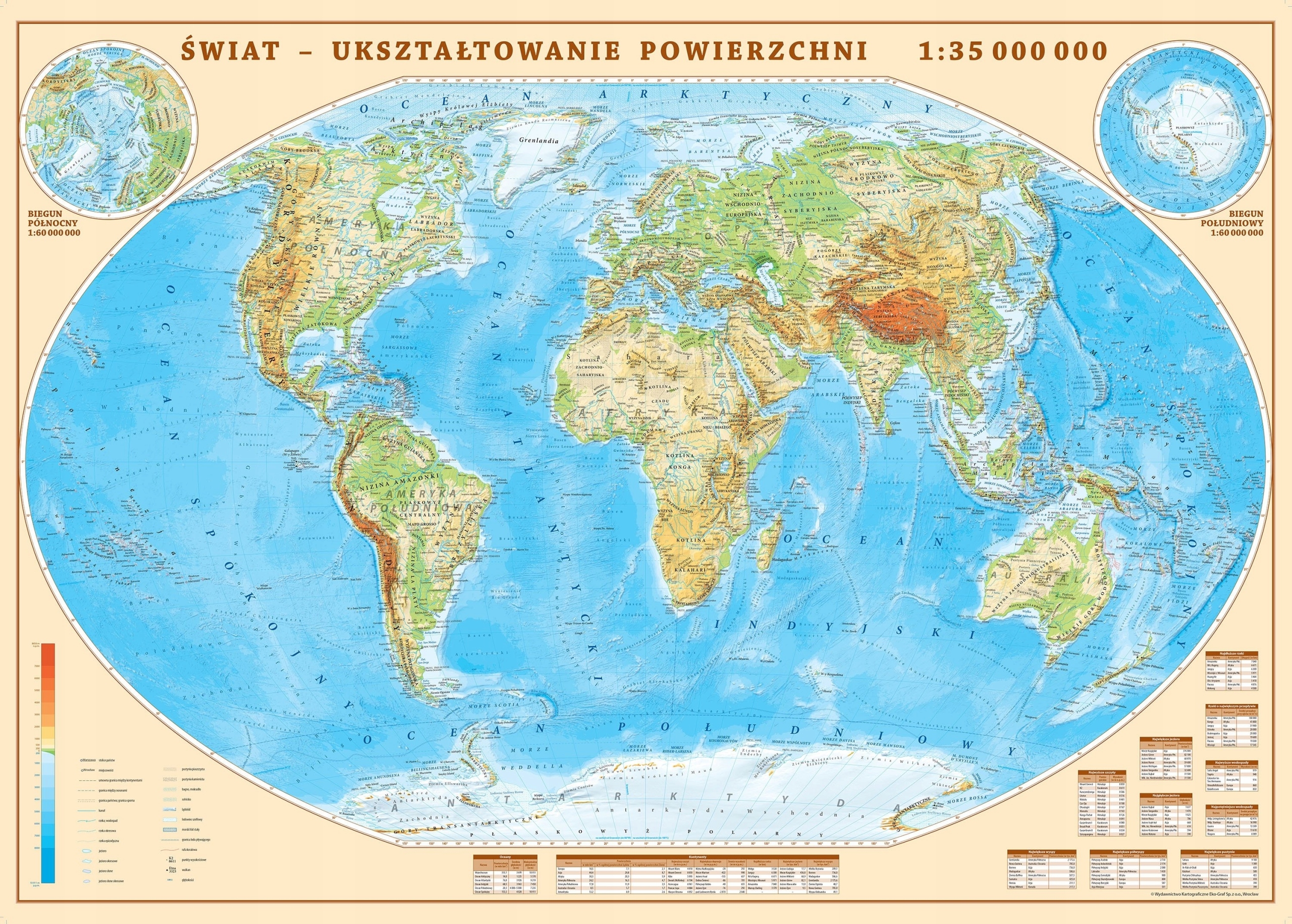 PUZZLE 2000 MAPA FIZYCZNA GEOGRAFICZNA W JĘZYKU POLSKIM AKTUALNA ARTGLOB EAN (GTIN) 5907751195502