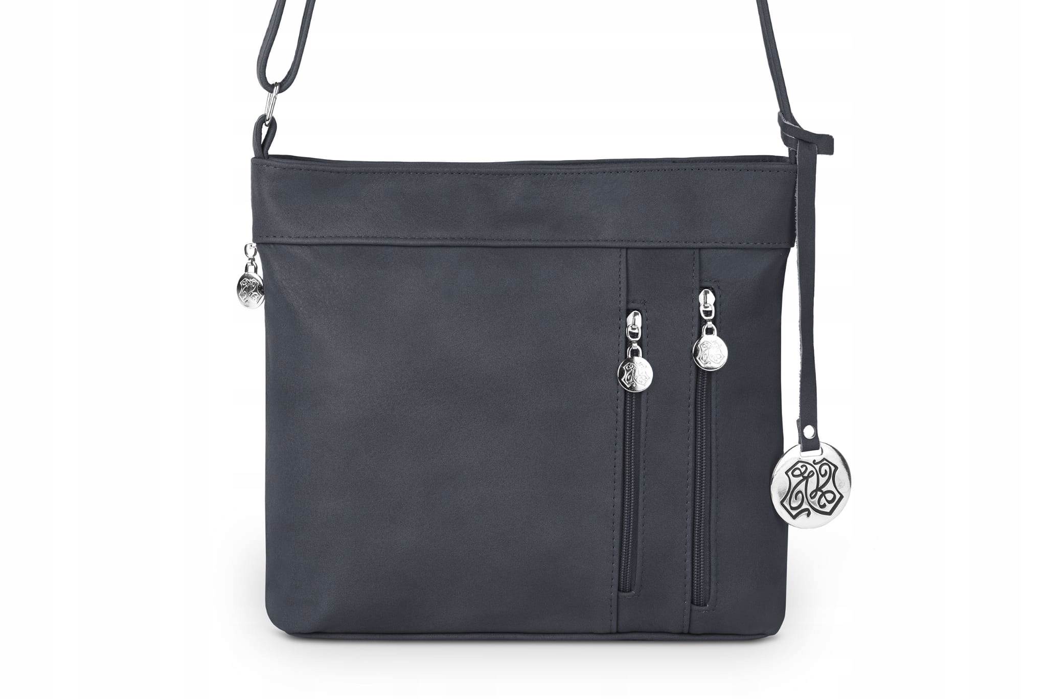 Kožená kabelka Kaletnik Zarza Antracit