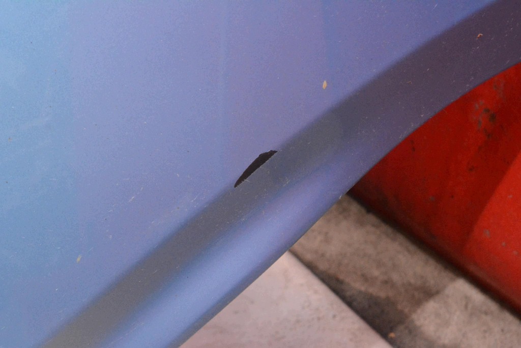 bumper rear part rear blue PDC FORD KA MK2 08-20