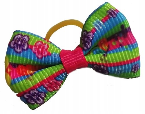 

Trendy Barwne Kokardki Na Gumce Yorki, Shih Tzu