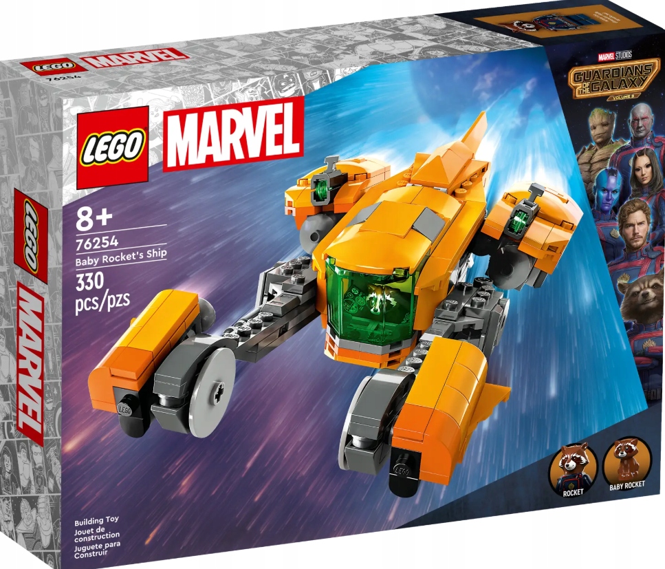 Lego Marvel Loď vesmírná malého Rocketa 76254