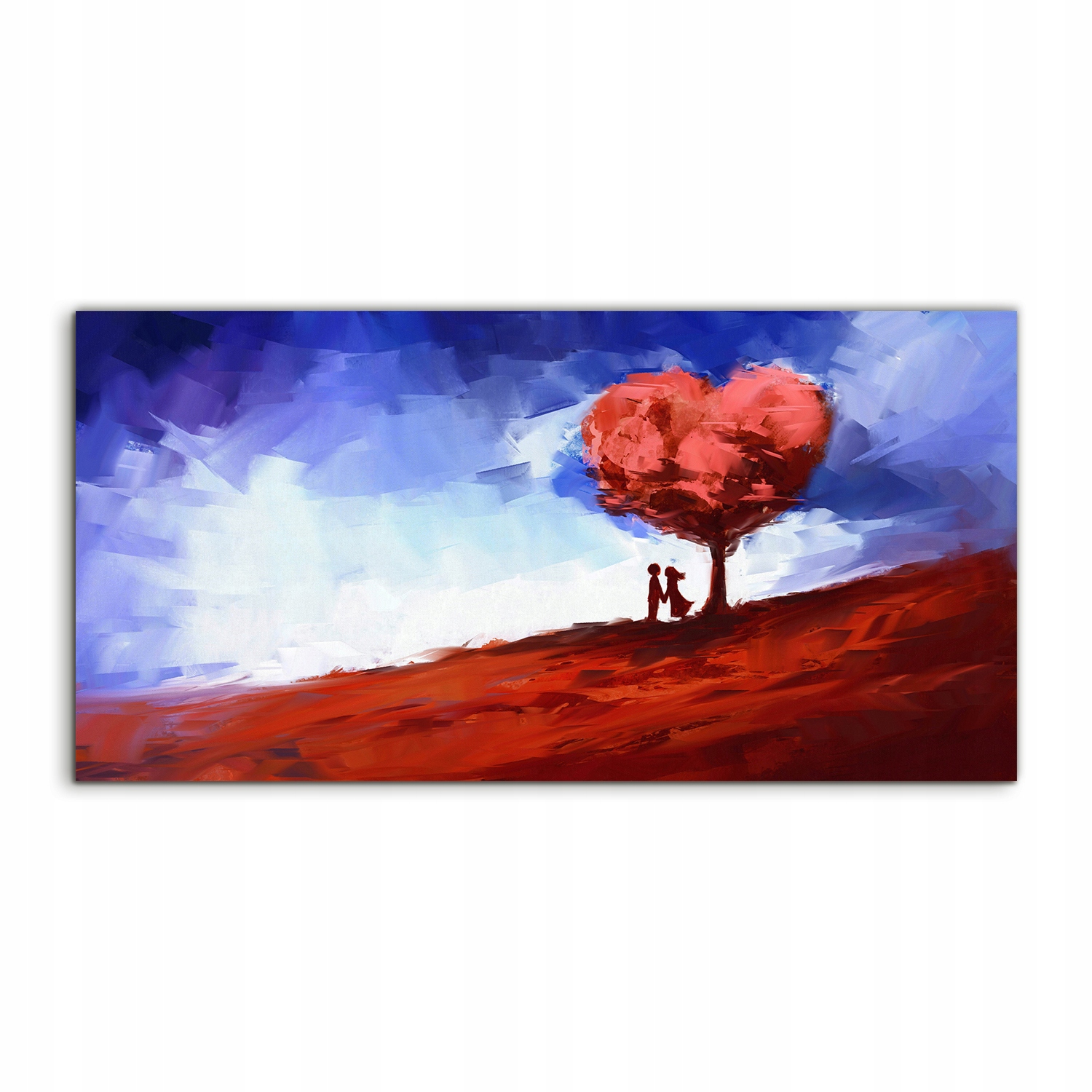 Fotoobraz 120x60 s potlačou Strom Srdce Láska